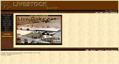 Desktop Screenshot of liveoaklivestock.com