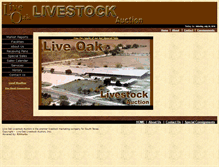 Tablet Screenshot of liveoaklivestock.com
